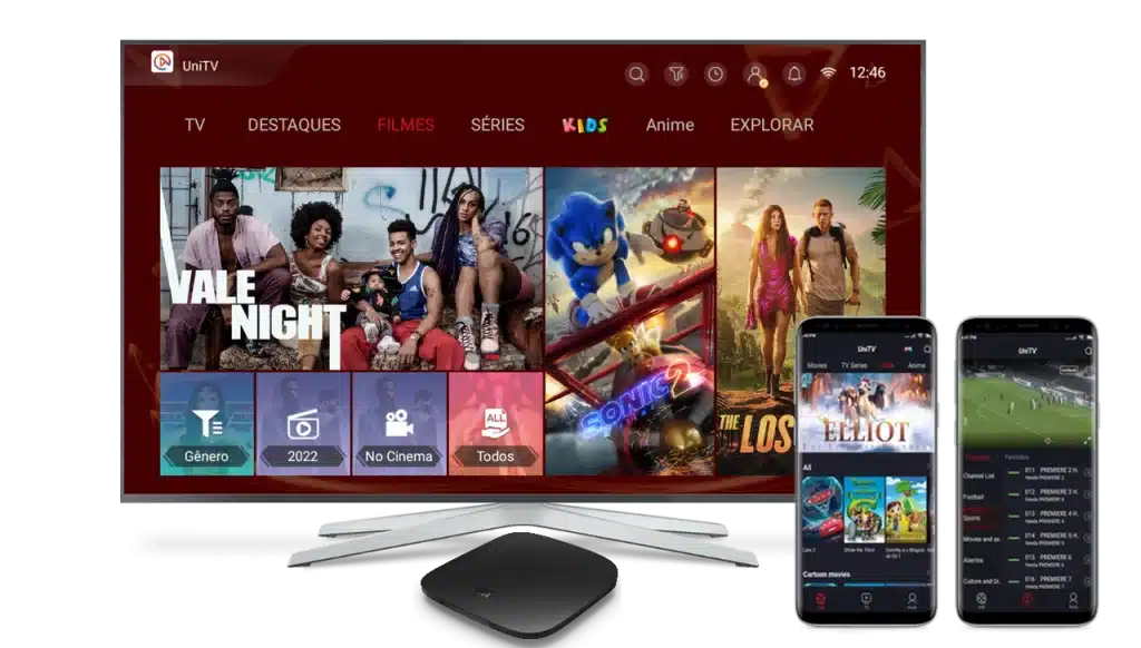 Imagem de apresentação das recargas UniTV